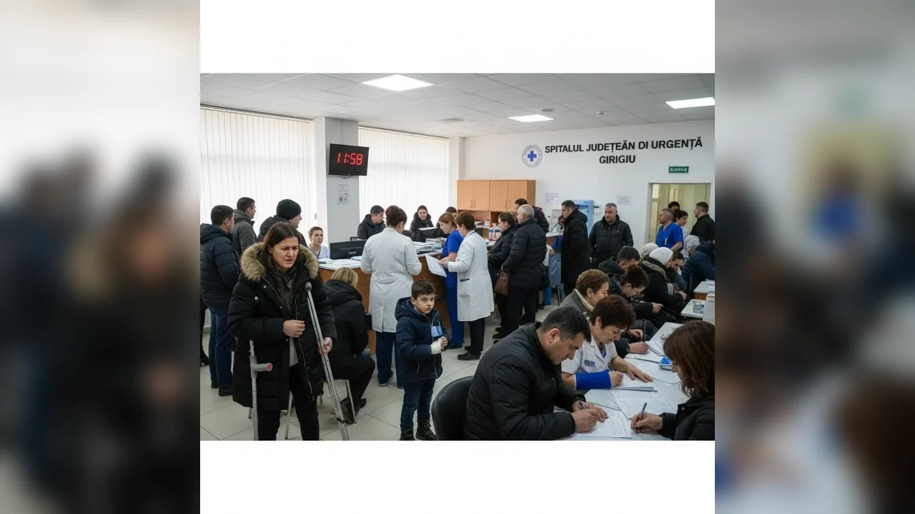 31 de persoane cu fracturi, luxații și entorse ajunse la UPU până la ora 12.00, anunță Spitalul Județean de Urgență