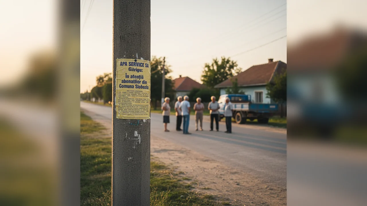 Anunț important pentru abonații din comuna Slobozia