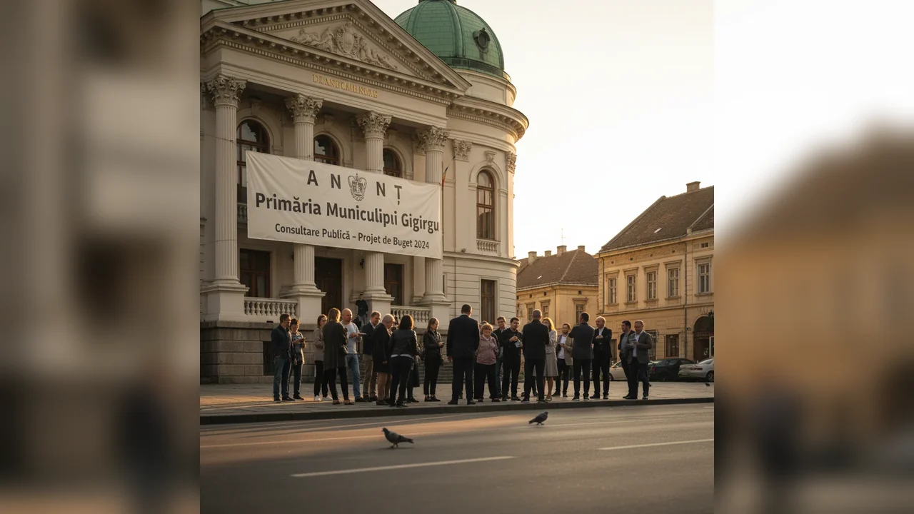 Anunț Oficial de la Primăria Municipiului Giurgiu