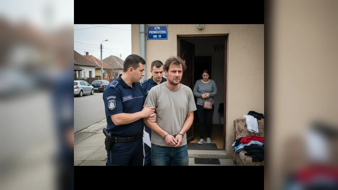 Bărbat reținut 24 de ore pentru încălcarea ordinului de protecție și agresiune împotriva soției în localitate