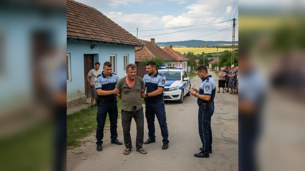 Bărbat reținut în Comana pentru agresarea fratelui său
