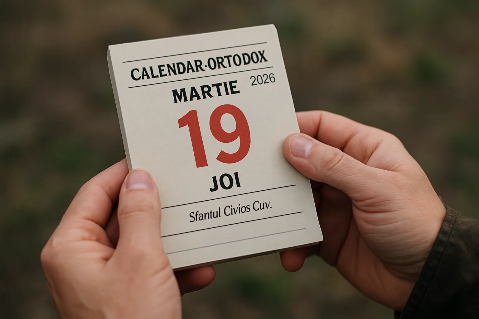 Calendar ortodox – 2026-03-19