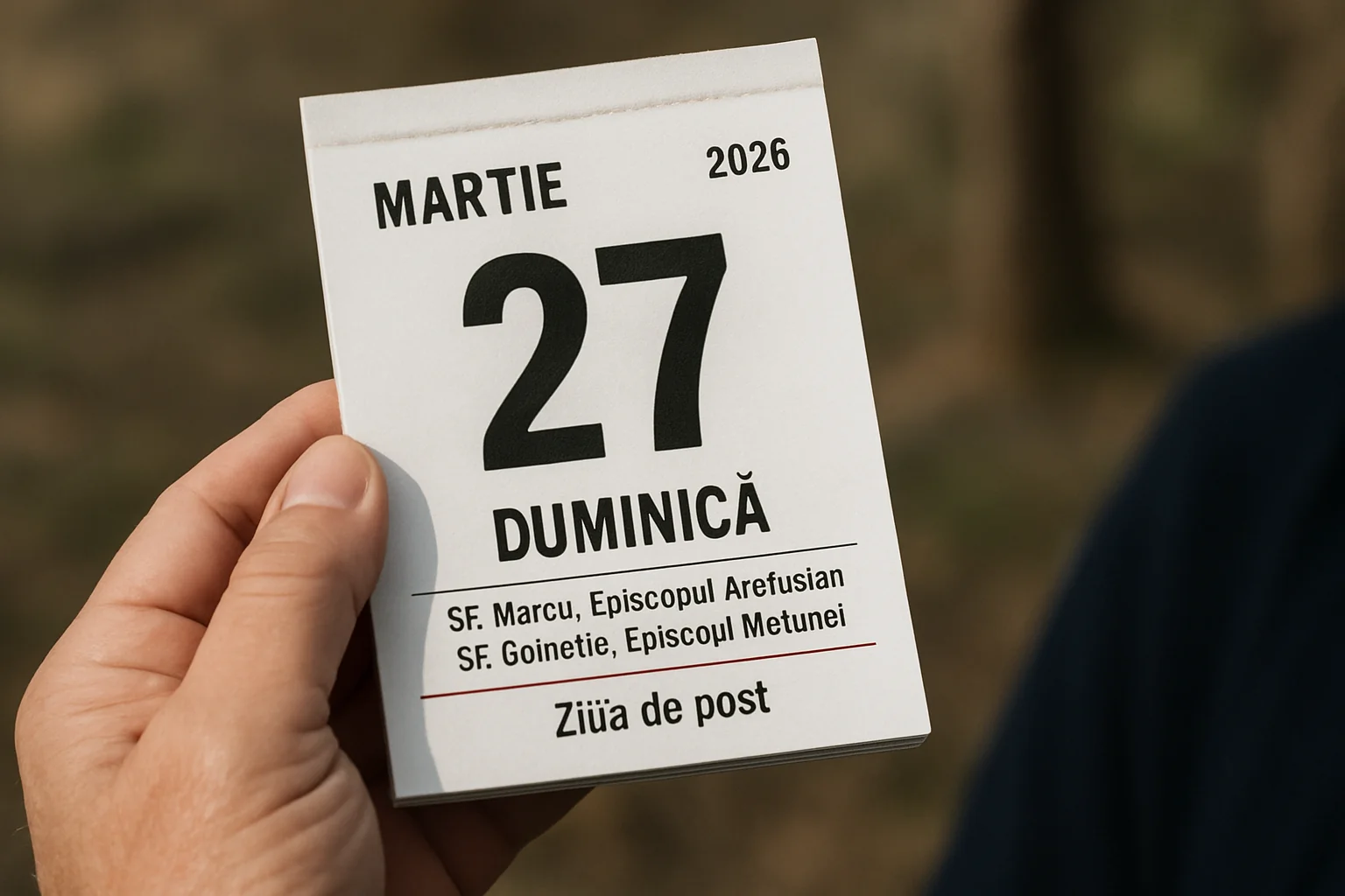 Calendar ortodox – 2026-03-27