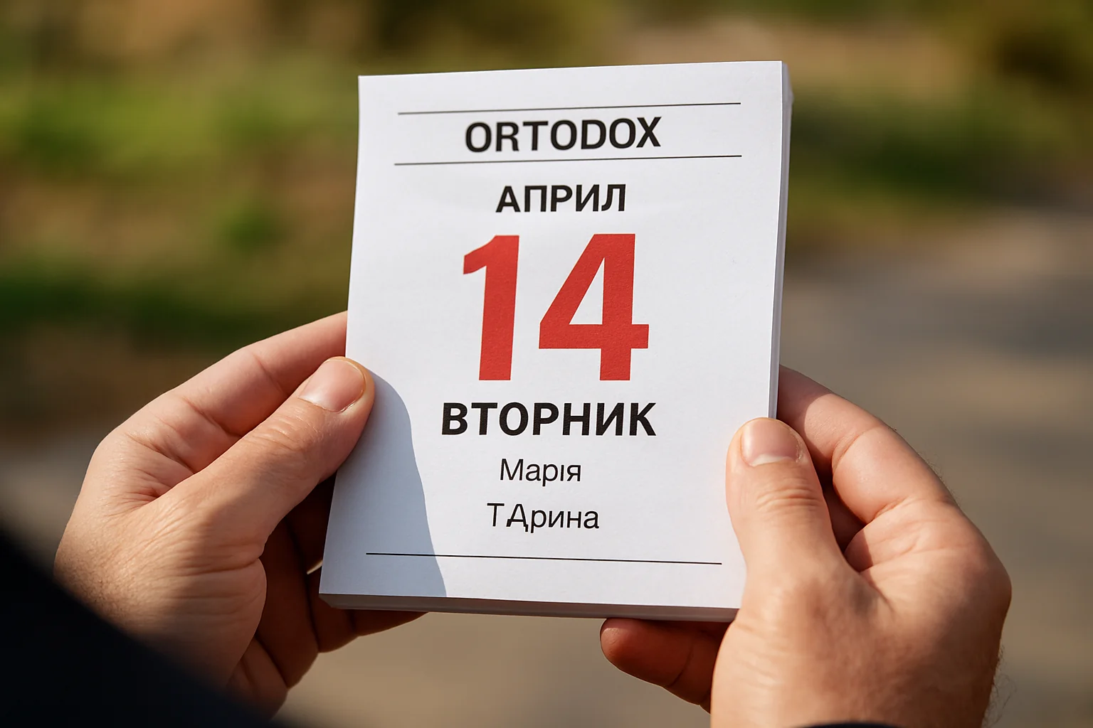 Calendar ortodox – 2026-04-14