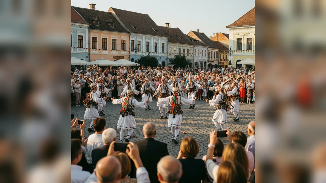 Călușarii au sărbătorit Rusaliile la Giurgiu
