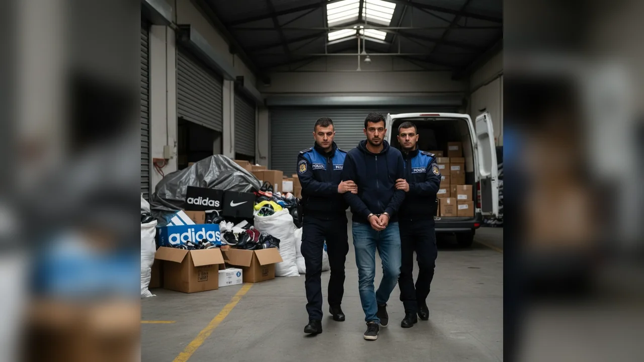 Captură majoră de mărfuri contrafăcute la Giurgiu: șofer turc arestat preventiv