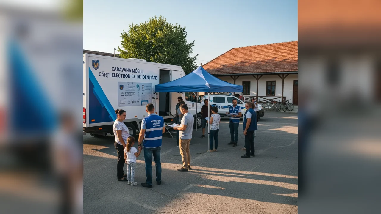Cărțile electronice de identitate ajung direct în Giurgiu