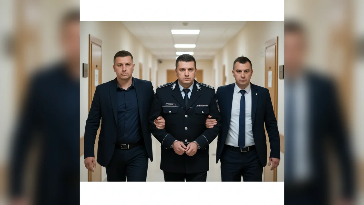 Comisar șef Ciulei Adrian din IPJ Giurgiu, reținut de DNA pentru luare de mită în formă continuată