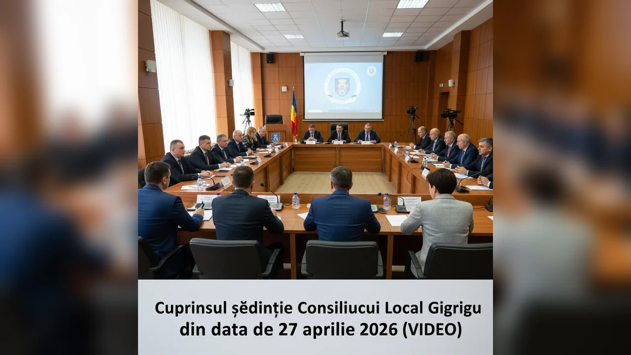 Consiliul Local Giurgiu: detalii din ședința din 27 aprilie