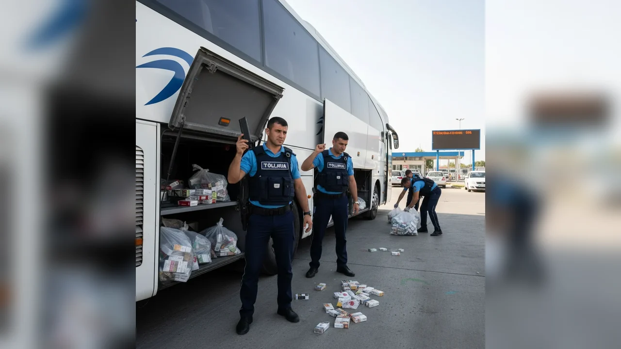 Contrabandă cu încărcătoare și țigări, oprită la Giurgiu