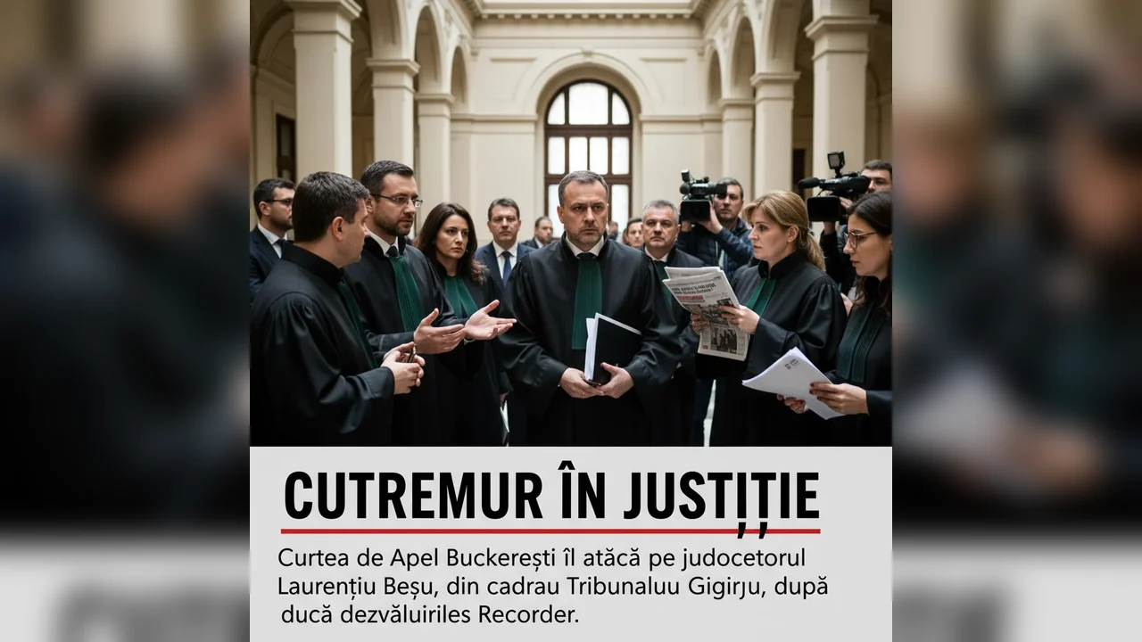 Curtea de Apel București îl contestă pe judecătorul Laurențiu Beșu după dezvăluirile Recorder