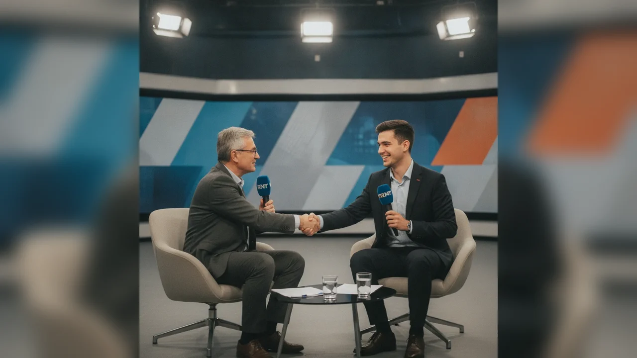 Daniel Badea, cel mai tânăr primar din Giurgiu, invitat la RNT Media Groupe
