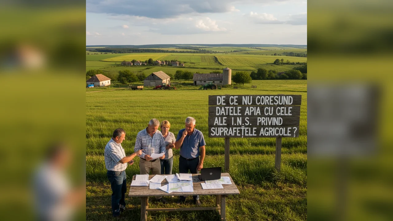 De ce există diferențe între datele APIA și cele ale INS privind suprafețele agricole?