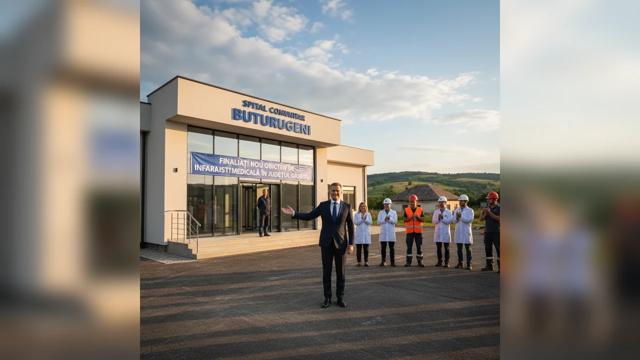 Deputatul Alexandru Andrei anunță finalizarea unui nou obiectiv de infrastructură medicală în comuna Buturugeni, județul Giurgiu