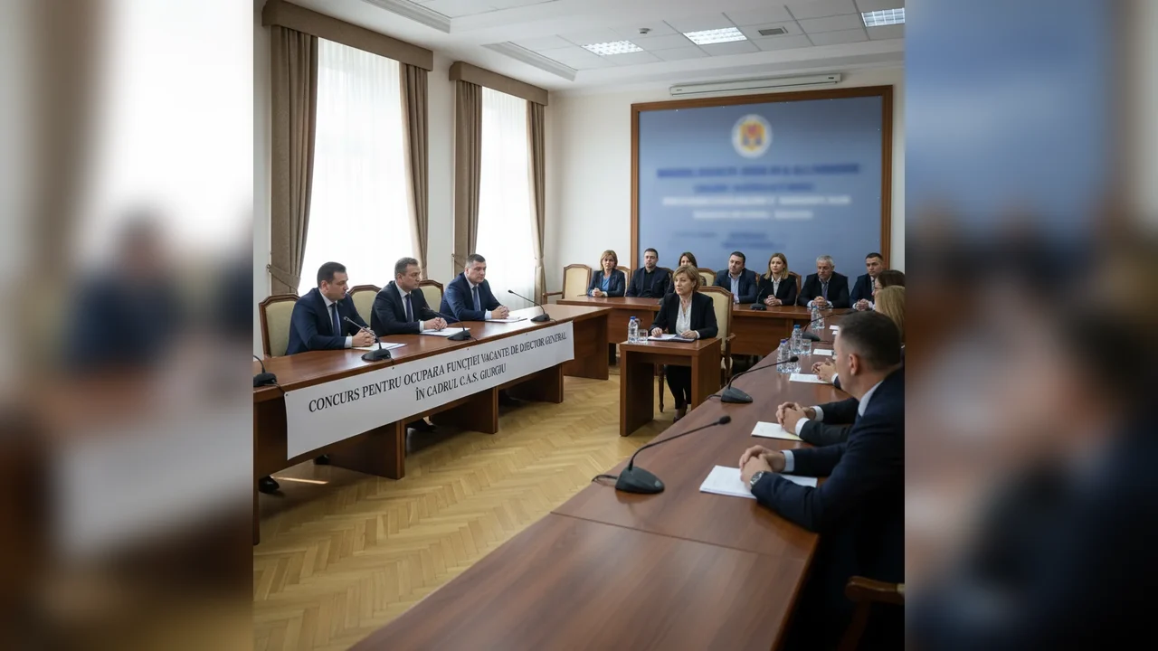 Director general C.A.S. Giurgiu: concurs pentru ocupare