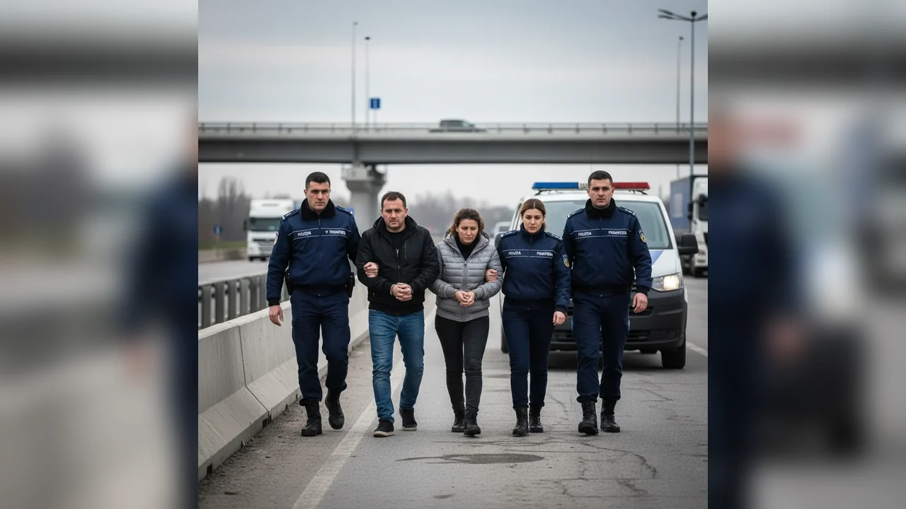 Două persoane căutate internațional, depistate de polițiștii de frontieră la Giurgiu