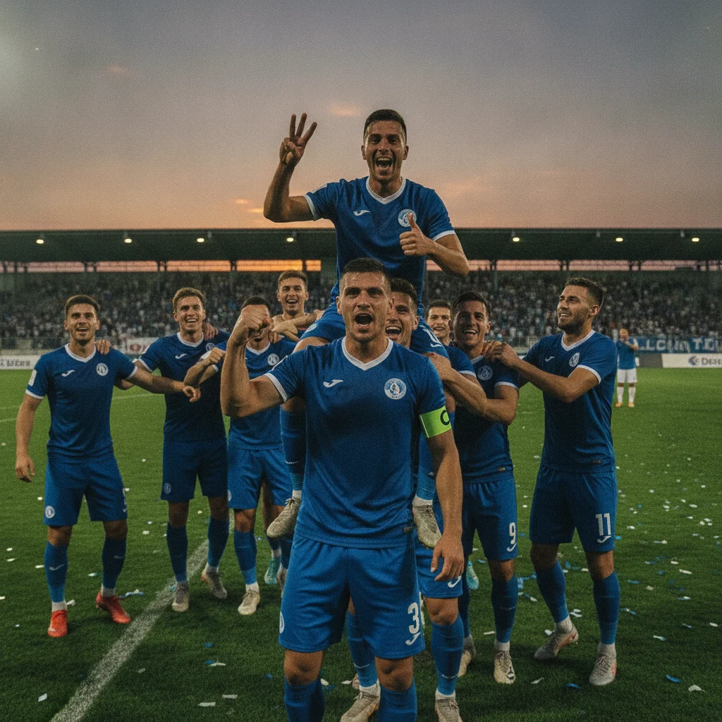 Dunărea Giurgiu, victorie cu 3-0 la AXI Arena în etapa a IX-a