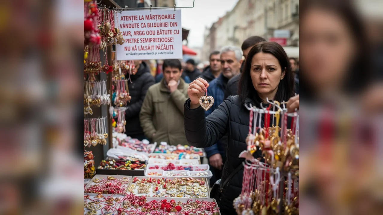 Fiți precauți la mărțișoarele comercializate drept bijuterii din aur, argint sau decorate cu pietre semiprețioase! Evitați înșelătoriile!