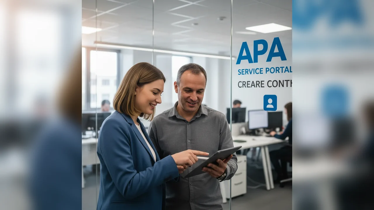 Ghid pas cu pas pentru înregistrarea pe platforma APA SERVICE