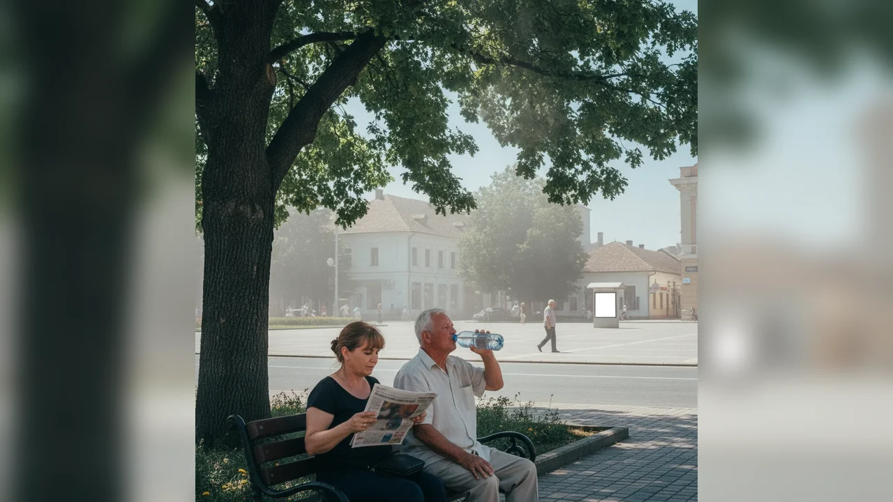 Giurgiu: atenționare de caniculă azi, 30–35°C între 12:00 și 18:00