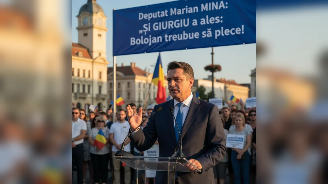 GIURGIU îl vrea pe Bolojan să plece, spune deputatul Mina