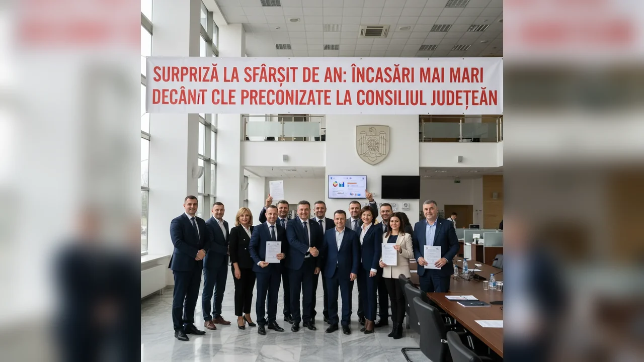 Încasări depășesc estimările Consiliului Județean