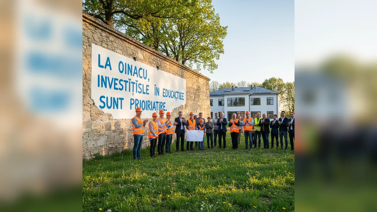 La Oinacu, Educația Rămâne Prioritatea Principală prin Investiții Consistente