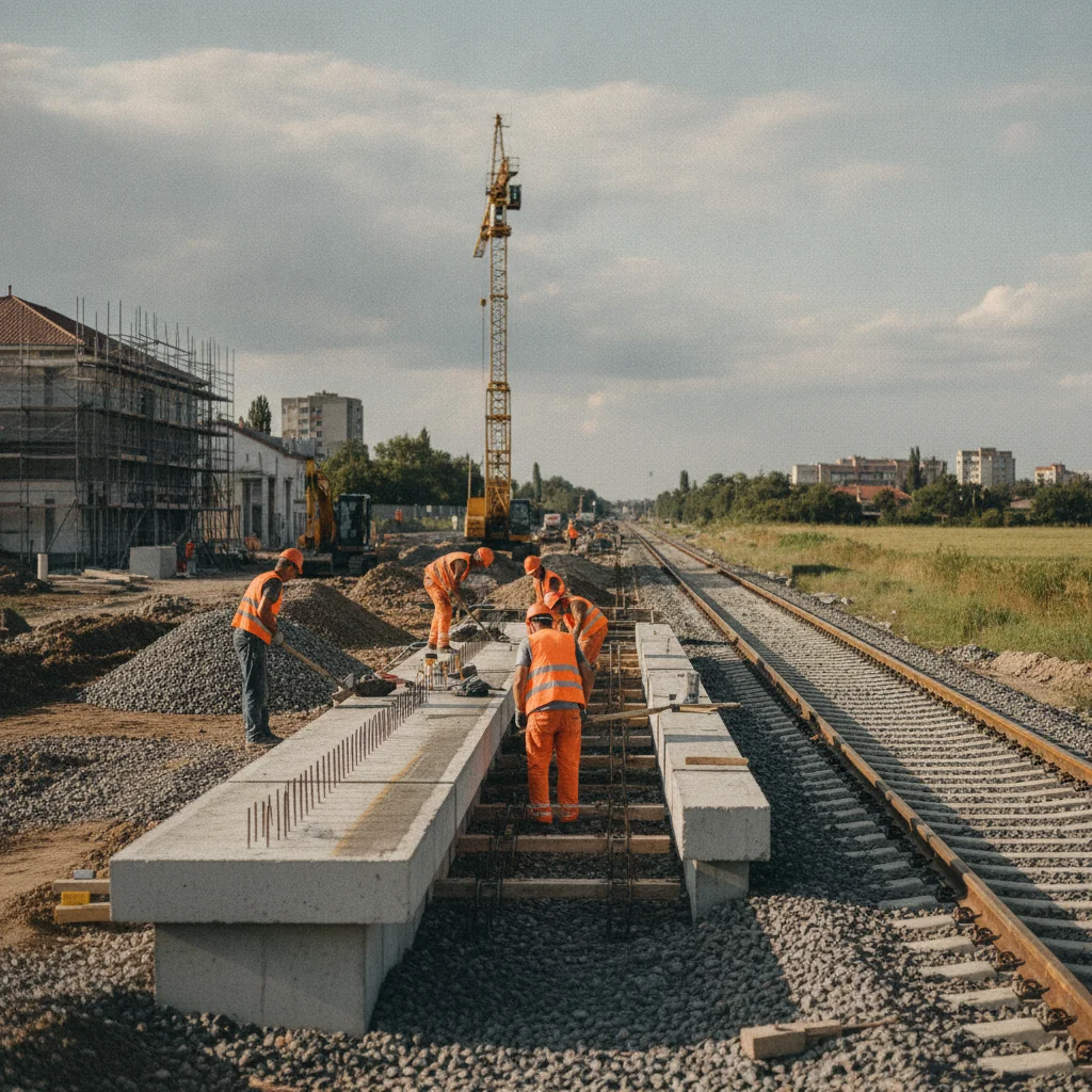 Linia București–Giurgiu: progres de 19% și termen în septembrie 2028