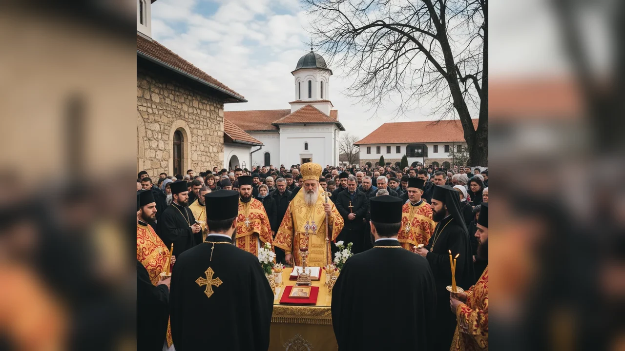 Mănăstirea Comana a celebrat hramul Sfântul Nicolae cu Liturghia oficiată de PS Ambrozie, Episcopul Giurgiului