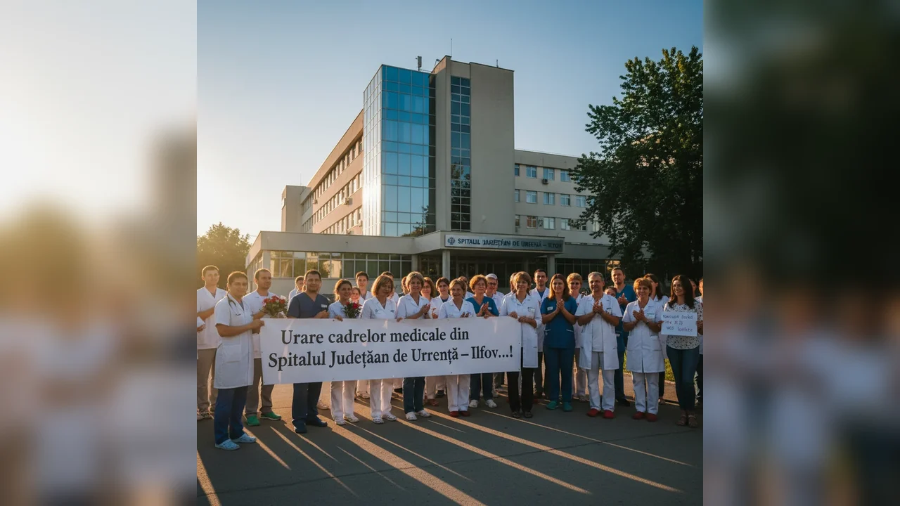 Mesaj special pentru cadrele medicale de la Spitalul Județean de Urgență Ilfov