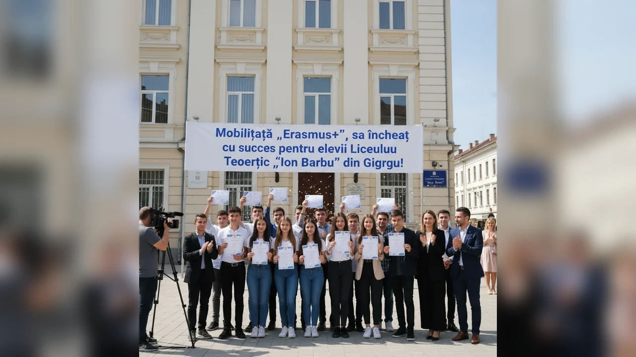 Mobilitatea Erasmus+ a elevilor Liceului Teoretic Ion Barbu din Giurgiu s-a încheiat cu succes