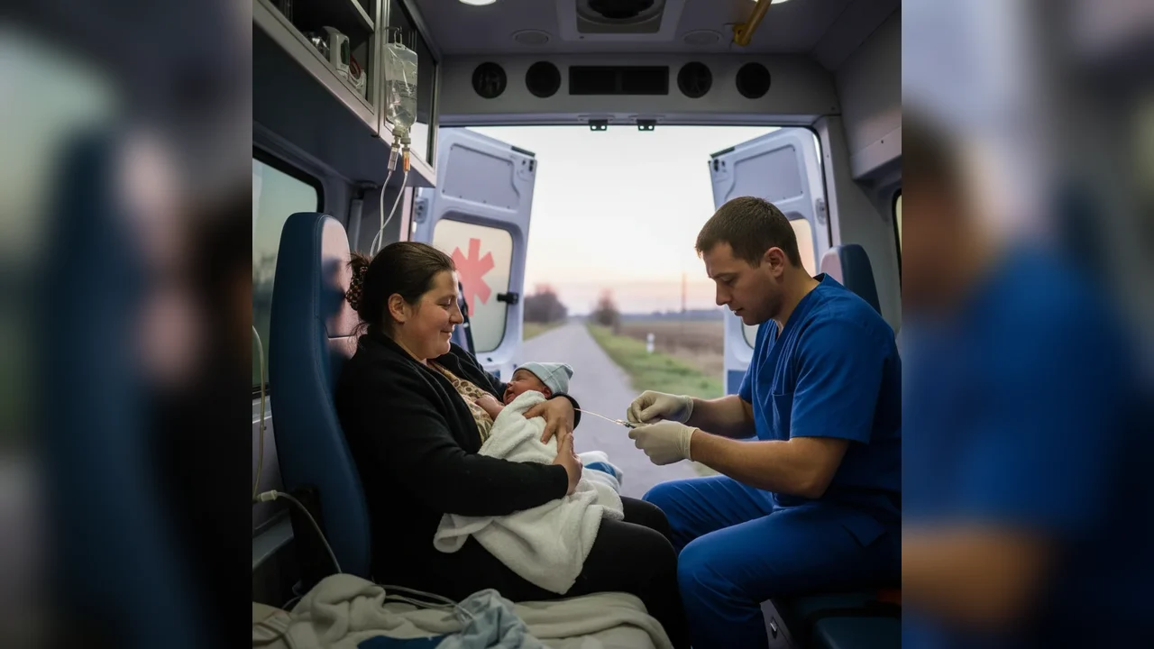 Naștere într-o ambulanță SMURD pe traseul Clejani–Giurgiu: mamă și copil, în siguranță