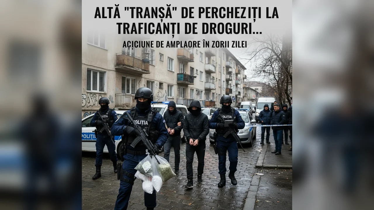 Noi percheziții la traficanți de droguri în orașul nostru