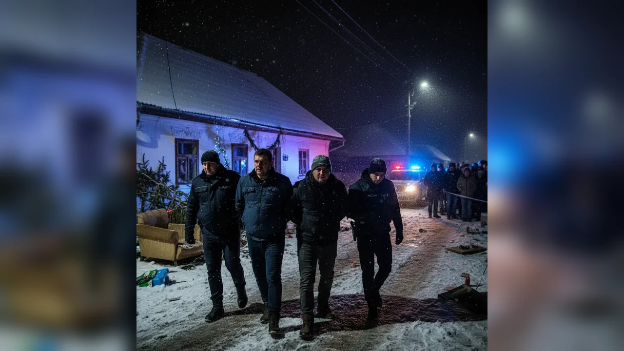 Patru bărbați arestați după un conflict violent în noaptea de Crăciun la Grădiștea, județul Giurgiu