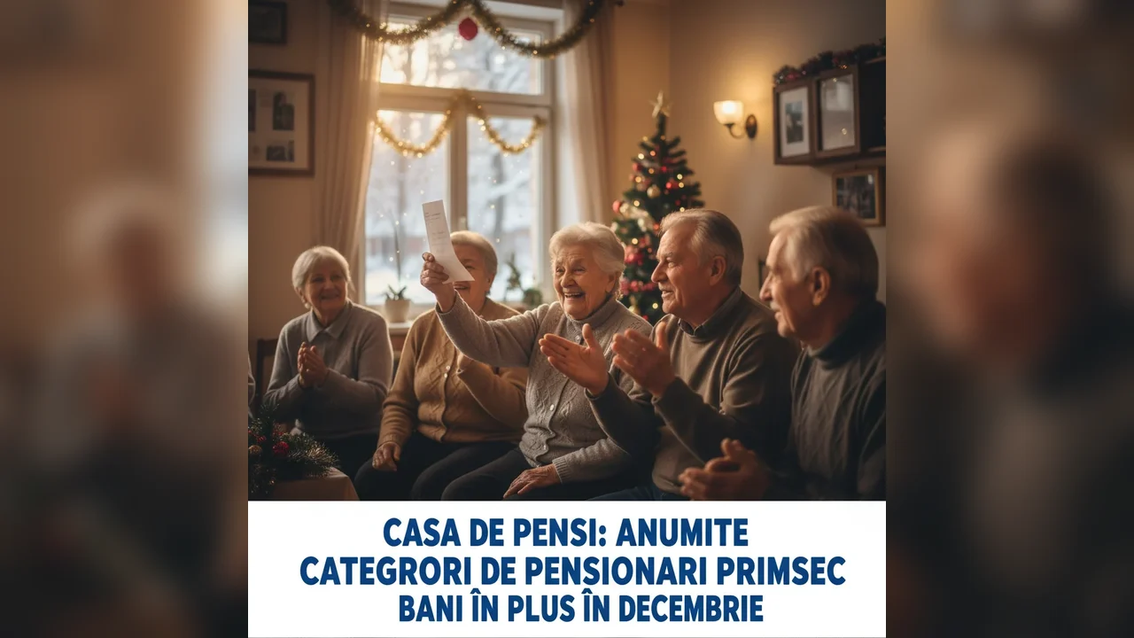 Pensionarii din anumite categorii primesc bani în plus în decembrie