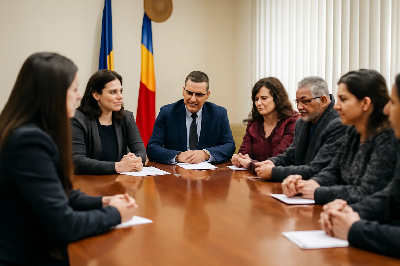 Prefectura Giurgiu analizează progresul softului pentru evidența copiilor romi și planul de introducere a limbii romani în școlile din județ