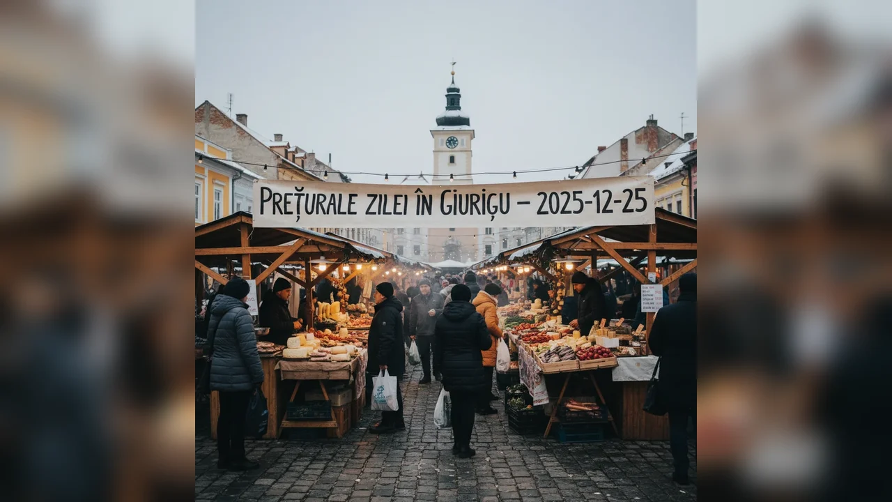 Prețurile zilei în Giurgiu – 2025-12-25
