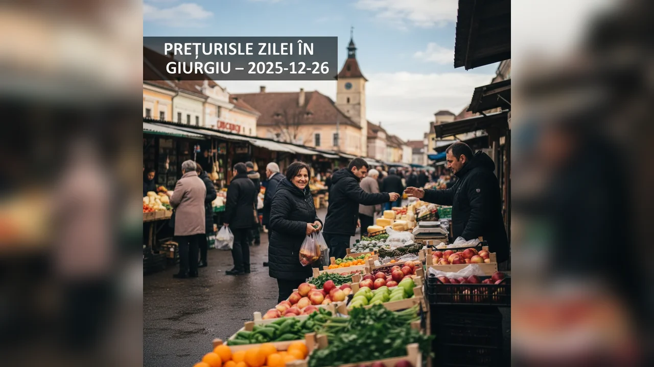 Prețurile zilei în Giurgiu – 2025-12-26
