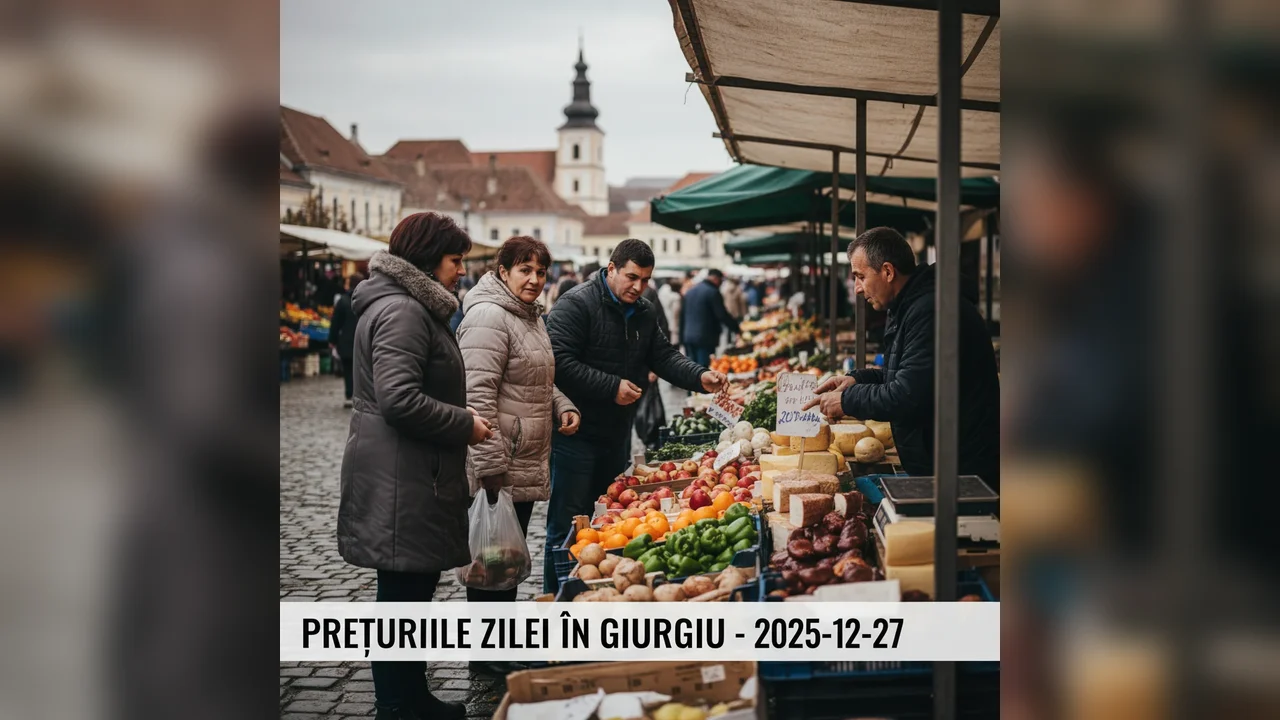 Prețurile zilei în Giurgiu – 2025-12-27