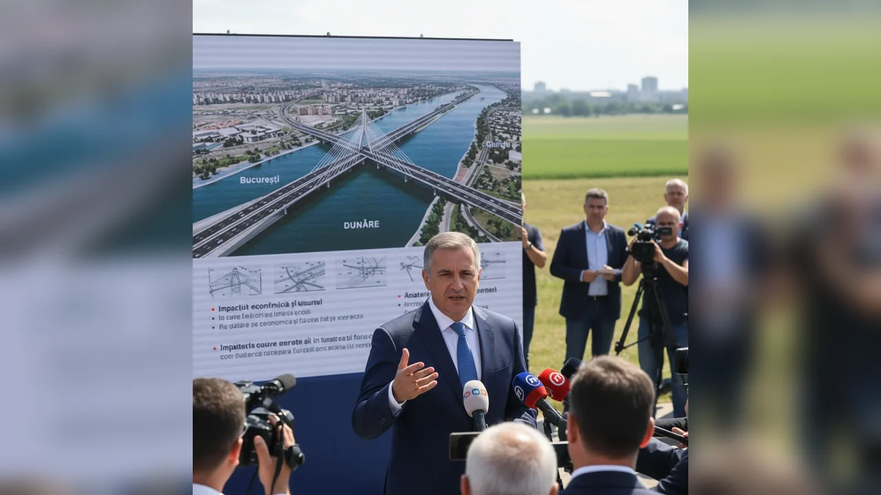 Proiect major pentru Giurgiu: autostrada București-Giurgiu și podul nou