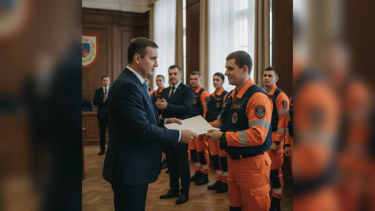 Salvator ISU Giurgiu, distins de ministrul Predoiu