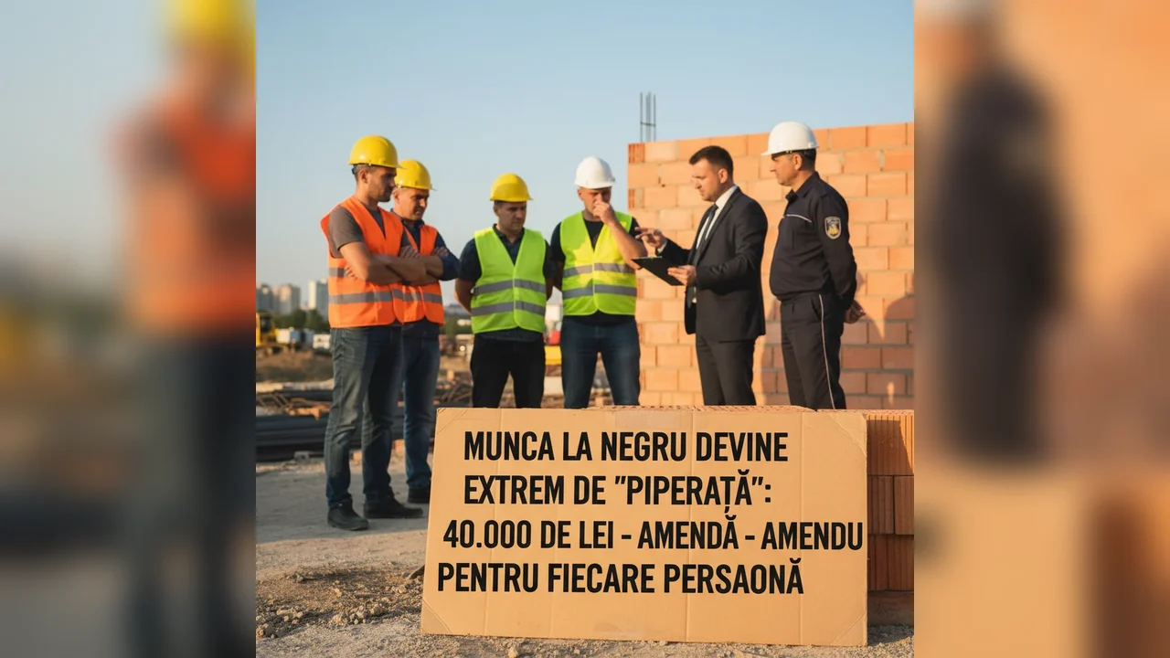 sancțiuni drastice pentru fiecare angajat fără contract