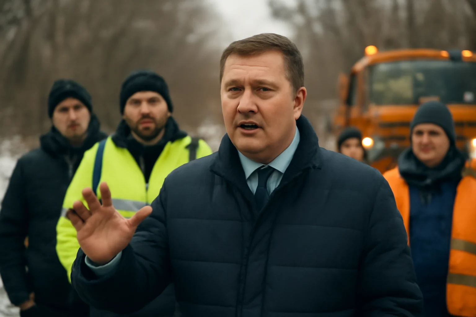 Șeful CJ Giurgiu, Toma Petcu, își exprimă recunoștința față de echipele care au deszăpezit drumurile județene în timpul celui mai dur episod de iarnă