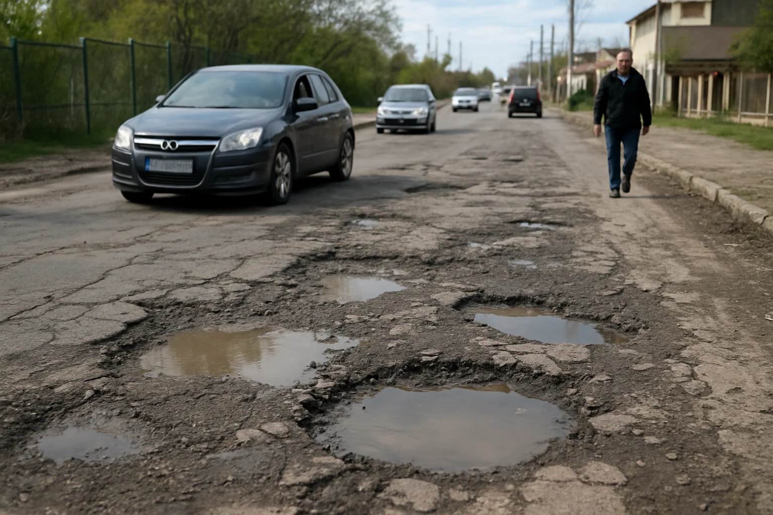 Situația infrastructurii rutiere din Giurgiu la început de mai 2026