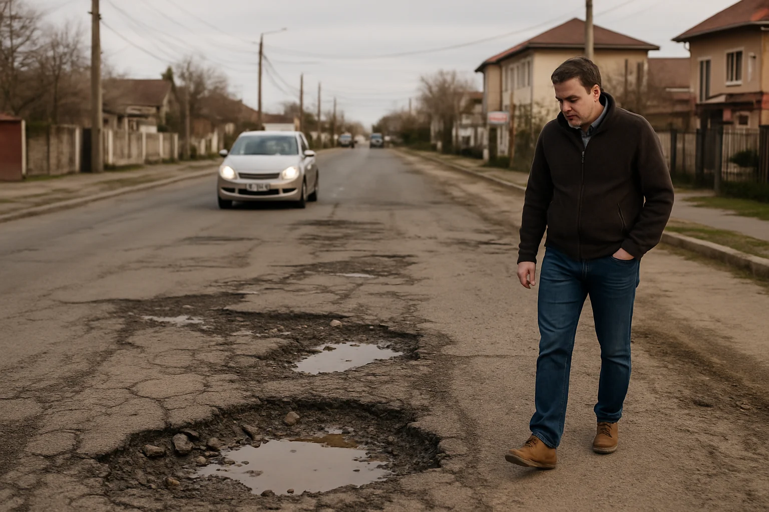 Situația locală a infrastructurii rutiere în Giurgiu la început de 2026