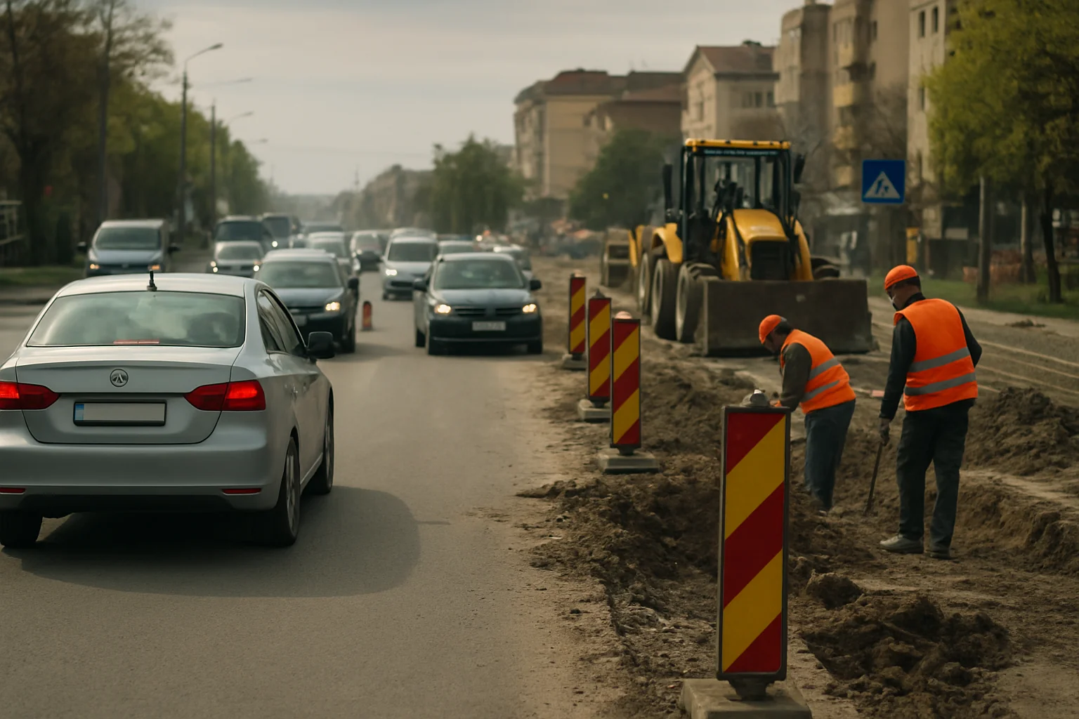Situația traficului și lucrările stradale din Giurgiu în primăvara anului 2026