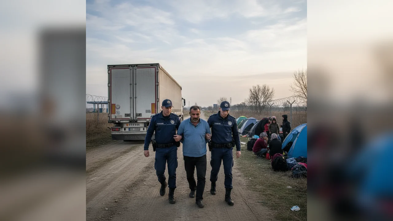 Șofer turc de TIR arestat în Giurgiu pentru transport ilegal de migrant
