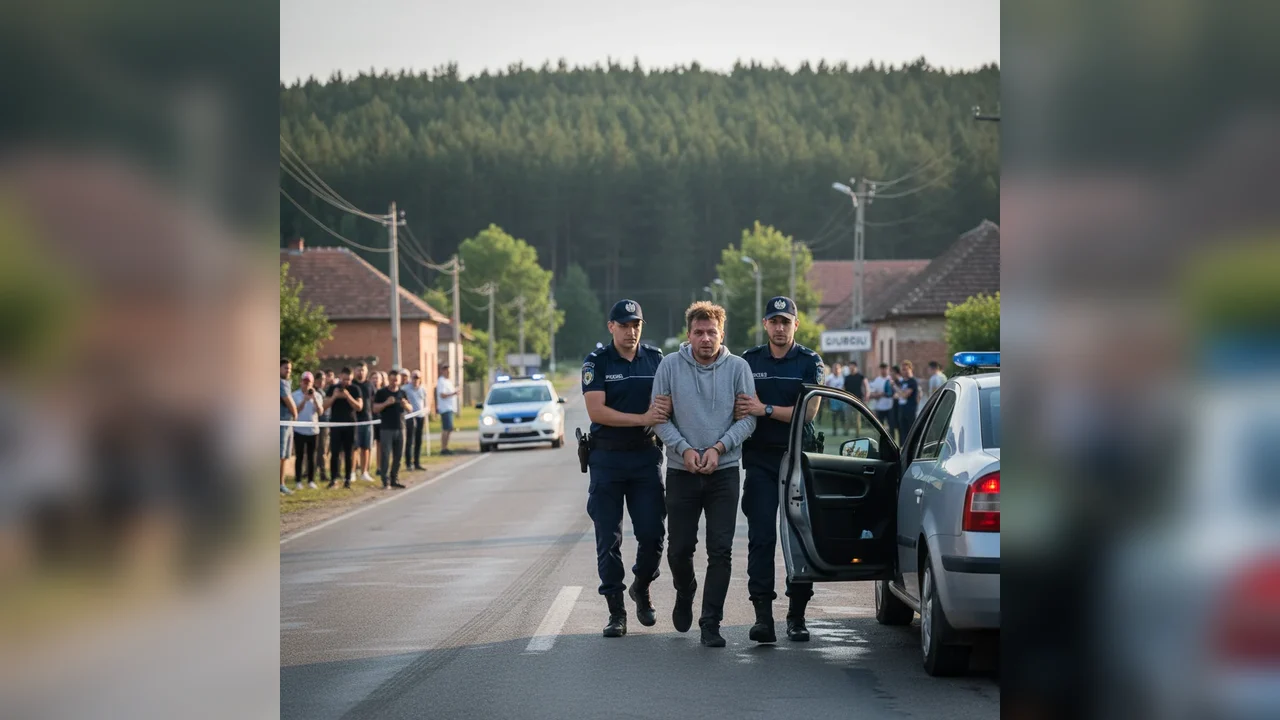 Șofer urmărit 12 km în Giurgiu, cercetat sub control judiciar