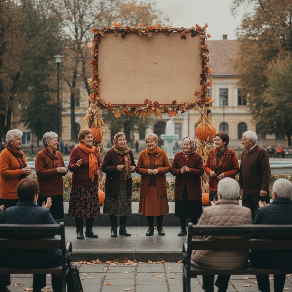 Spectacol de toamnă cu muzică și versuri la Clubul Pensionarilor din Giurgiu