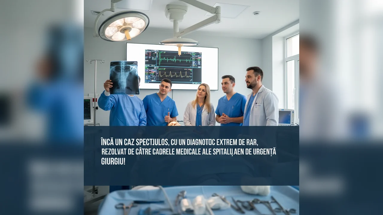 Spitalul Județean de Urgență Giurgiu rezolvă un caz rar şi spectaculos cu succes